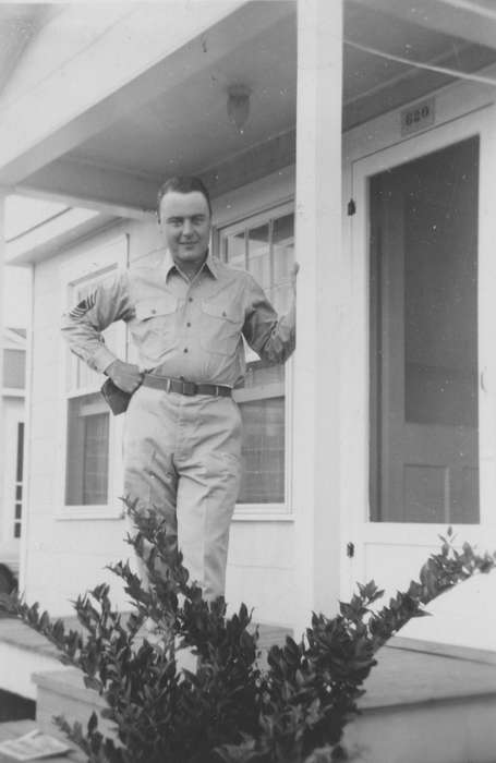 Military and Veterans, history of Iowa, uniform, Iowa History, Myli, Diane, Iowa, Northwood, IA, Portraits - Individual