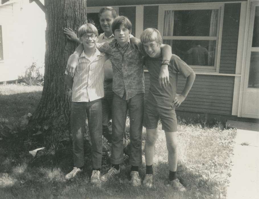 Portraits - Group, Iowa, brothers, Families, Johnson, Mary, Early, IA, history of Iowa, Iowa History