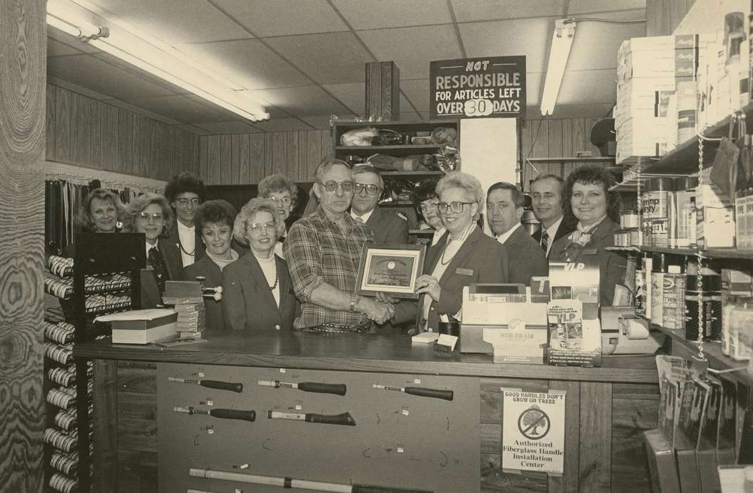 Labor and Occupations, business, Waverly Public Library, Iowa History, Waverly, IA, Portraits - Group, Civic Engagement, Businesses and Factories, history of Iowa, Iowa, cobbler