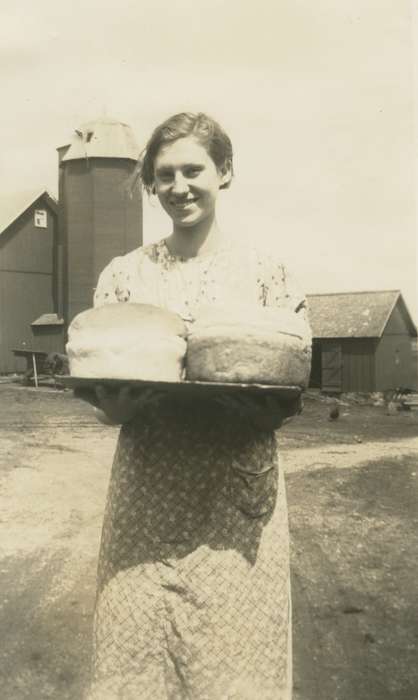 Lu Verne, IA, history of Iowa, Ostrum (Bratland), Arlene, Farms, Iowa, Food and Meals, bread, Iowa History