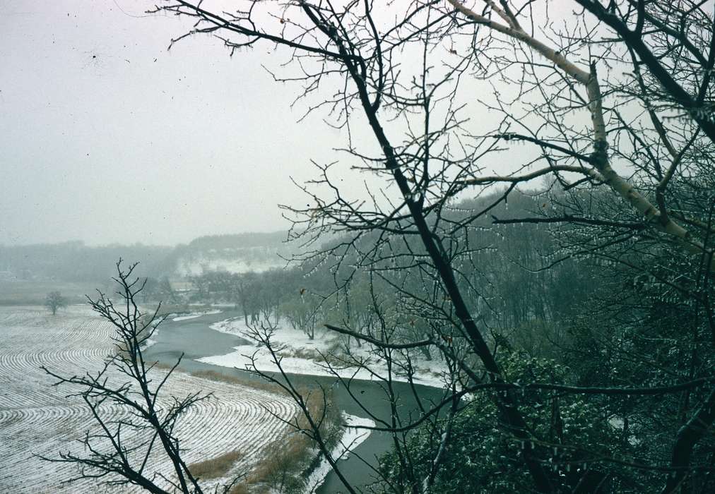 Iowa History, Iowa, ice, field, Harken, Nichole, road, Farms, history of Iowa, snow, Landscapes, Winter