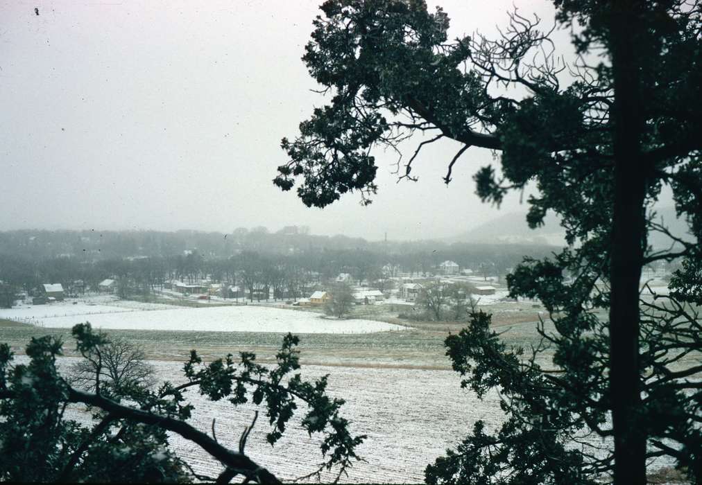 Aerial Shots, history of Iowa, snow, Farms, Barns, Iowa, Cities and Towns, field, Harken, Nichole, Iowa History, Landscapes, Winter