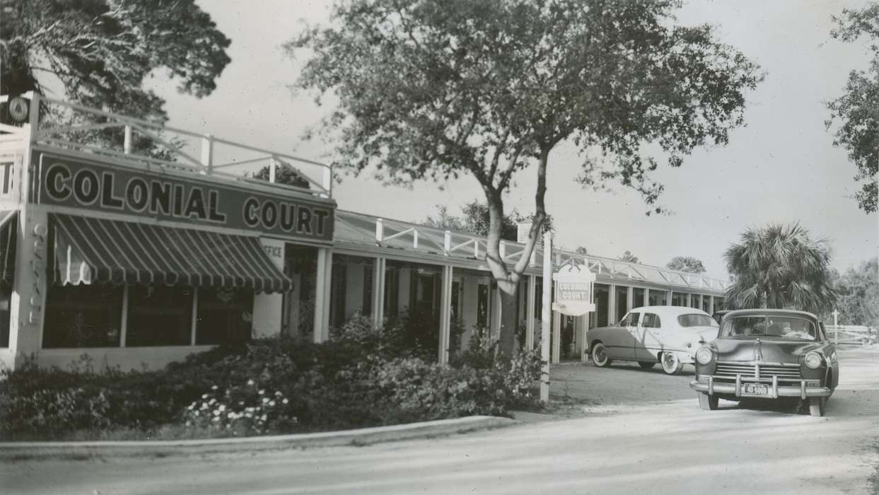 Travel, history of Iowa, Iowa History, hudson pacemaker, Motorized Vehicles, Businesses and Factories, car, Iowa, McMurray, Doug, Indian Rocks Beach, FL, motel