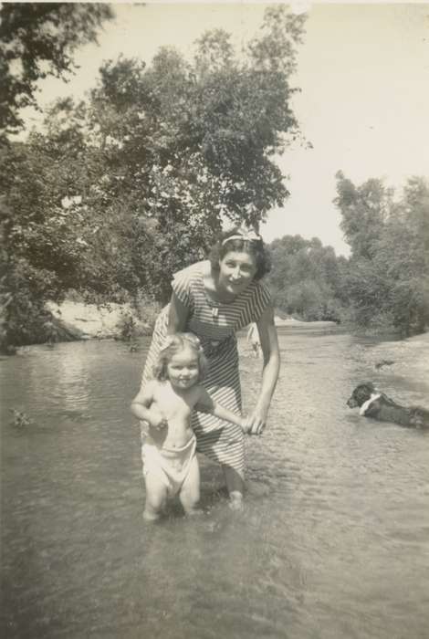 history of Iowa, Iowa History, Families, Lakes, Rivers, and Streams, Dundee, IA, Iowa, Curtis, Shirley, Children, Leisure