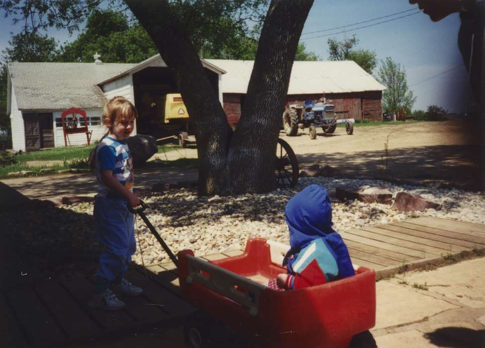 Rehder, Kylon, Iowa, Children, Barns, Farming Equipment, Farms, tractor, Paullina, IA, history of Iowa, Iowa History, wagon