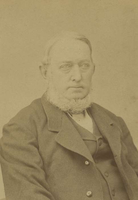 vest, sack coat, Cedar Falls, IA, history of Iowa, Iowa History, beard, man, cabinet photo, Iowa, Olsson, Ann and Jons, Portraits - Individual