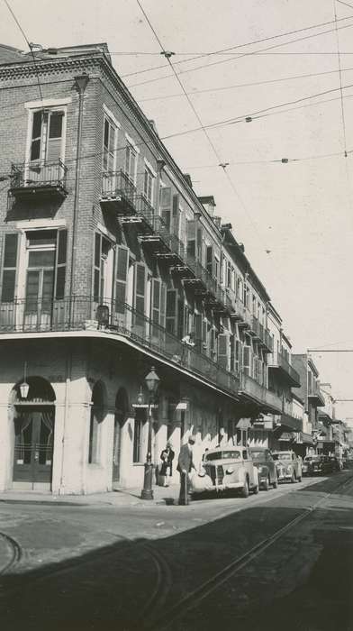 Travel, mainstreet, Iowa, McMurray, Doug, car, New Orleans, LA, balcony, Cities and Towns, Businesses and Factories, street light, history of Iowa, Motorized Vehicles, Iowa History