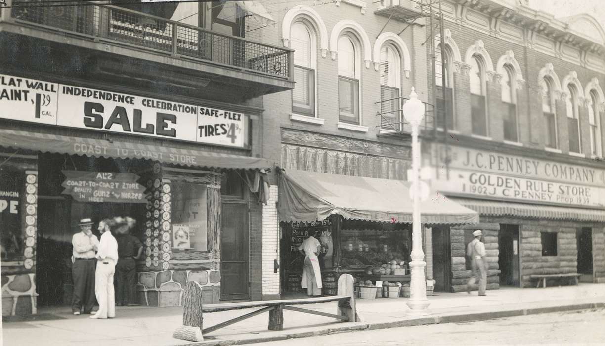 Main Streets & Town Squares, grocery store, history of Iowa, Iowa History, Reed, Audrey, Iowa