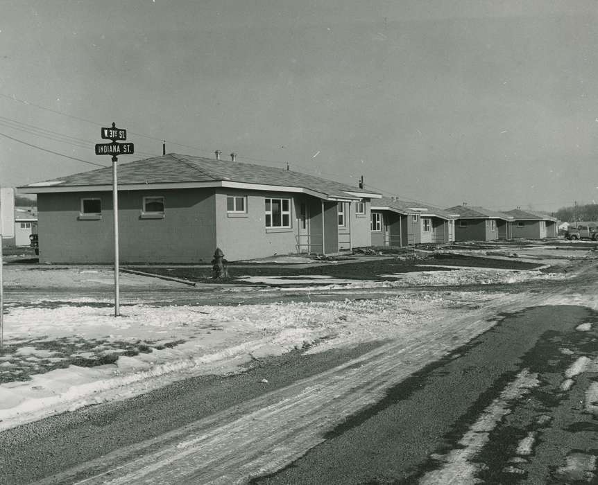 UNI Special Collections & University Archives, Homes, history of Iowa, snow, iowa state teachers college, Iowa, uni, Cedar Falls, IA, sign, house, Iowa History, university of northern iowa, Winter