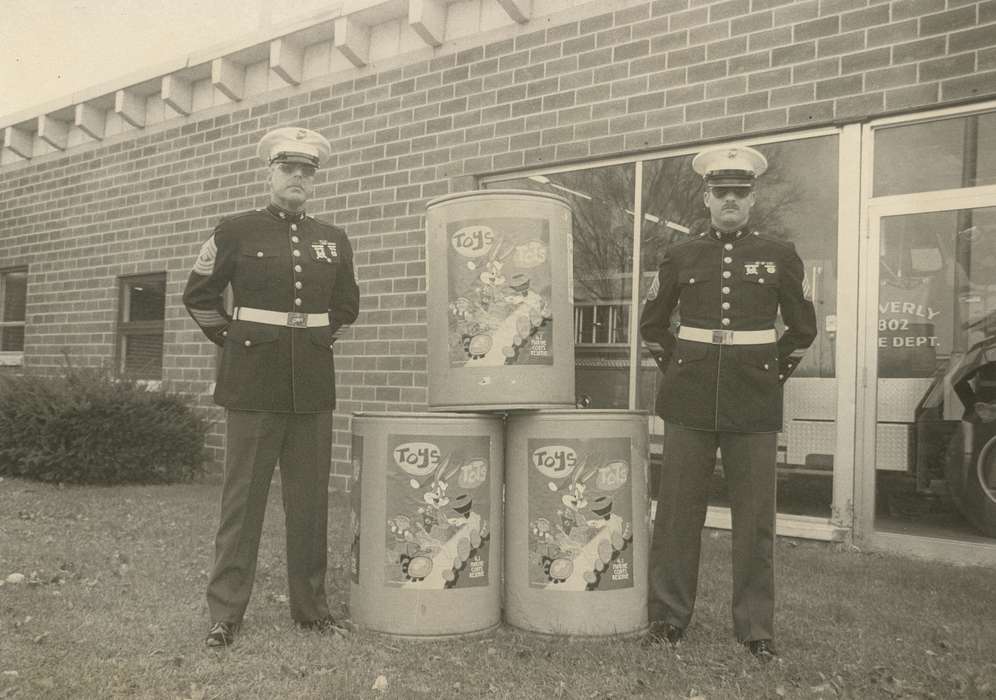Military and Veterans, fire department, history of Iowa, Iowa History, Civic Engagement, Waverly, IA, toys, Iowa, Waverly Public Library, Labor and Occupations