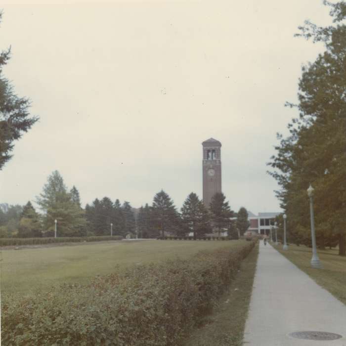 rod library, history of Iowa, campanile, Iowa, university of northern iowa, uni, Iowa History, Schools and Education, University of Northern Iowa Museum, Cedar Falls, IA