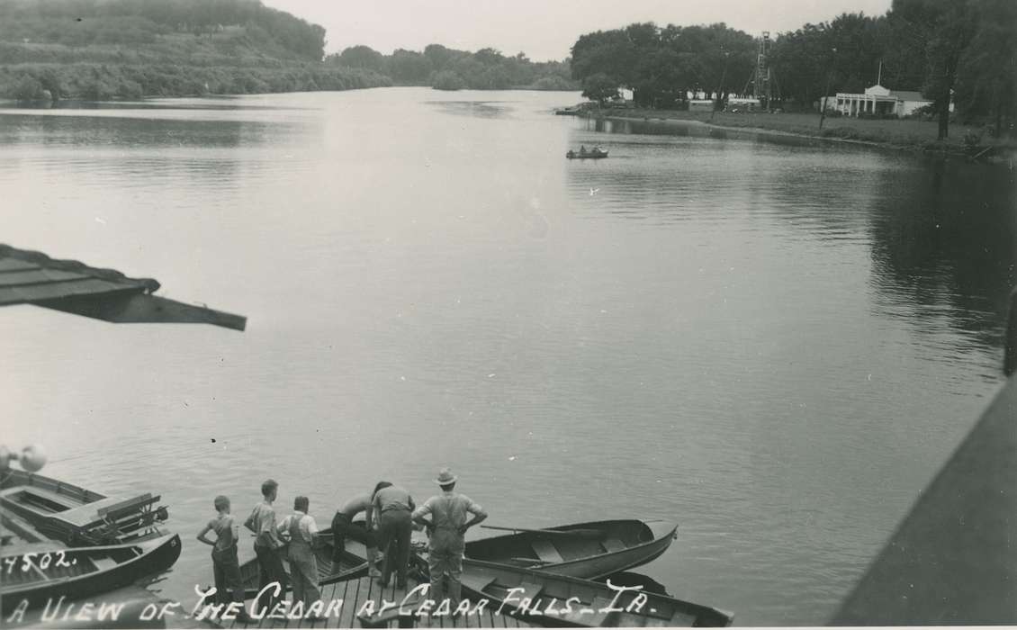 Palczewski, Catherine, history of Iowa, boat, Iowa, Lakes, Rivers, and Streams, Cedar Falls, IA, Iowa History, river, Outdoor Recreation