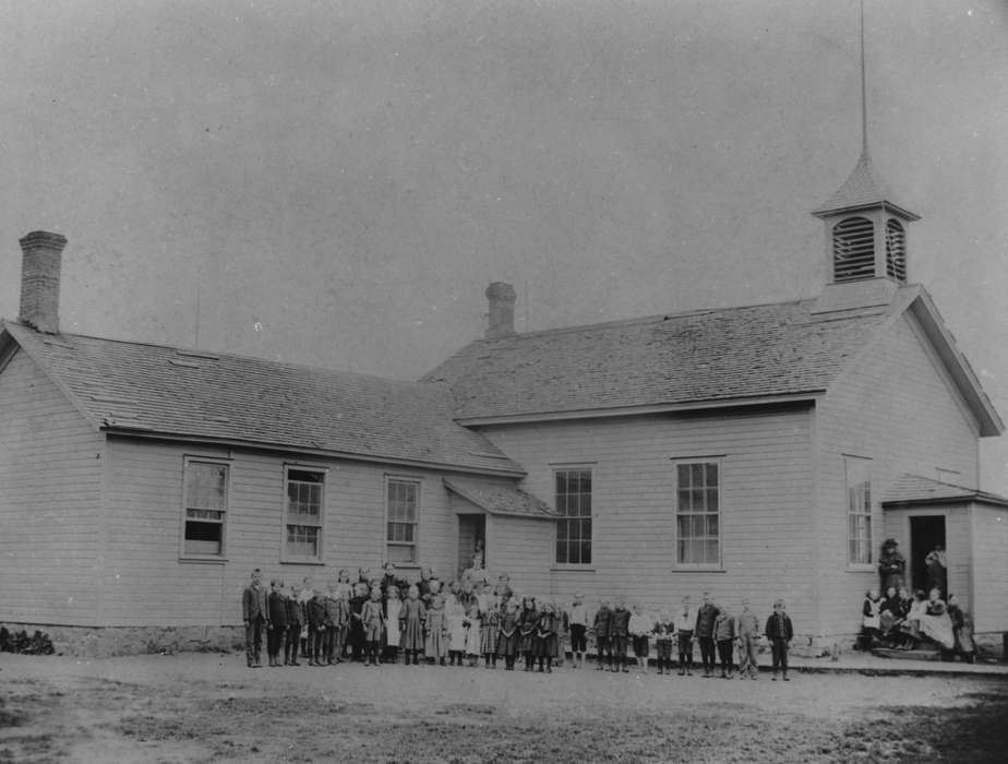 Horgen, Susan, church, Iowa History, Iowa, history of Iowa, Religious Structures, Portraits - Group, Mona, IA