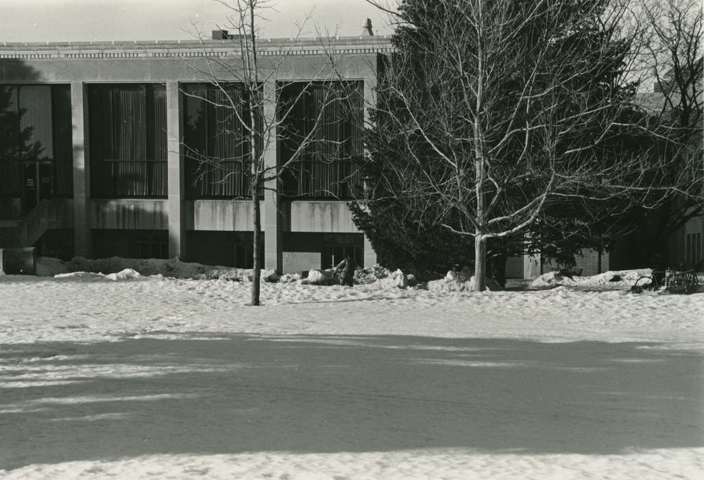 UNI Special Collections & University Archives, commons, history of Iowa, snow, Iowa, uni, Cedar Falls, IA, Iowa History, university of northern iowa, Winter, Schools and Education