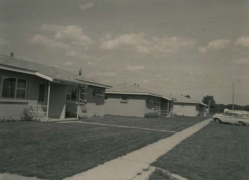 UNI Special Collections & University Archives, Homes, history of Iowa, iowa state teachers college, Motorized Vehicles, Iowa, uni, Cedar Falls, IA, car, house, Iowa History, university of northern iowa