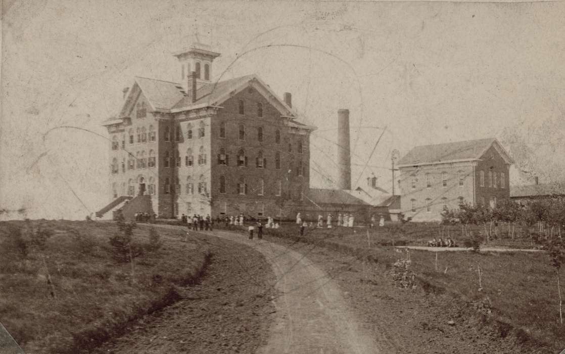 Cedar Falls, IA, history of Iowa, Iowa History, uni, UNI Special Collections & University Archives, Iowa, Schools and Education, university of northern iowa, central hall