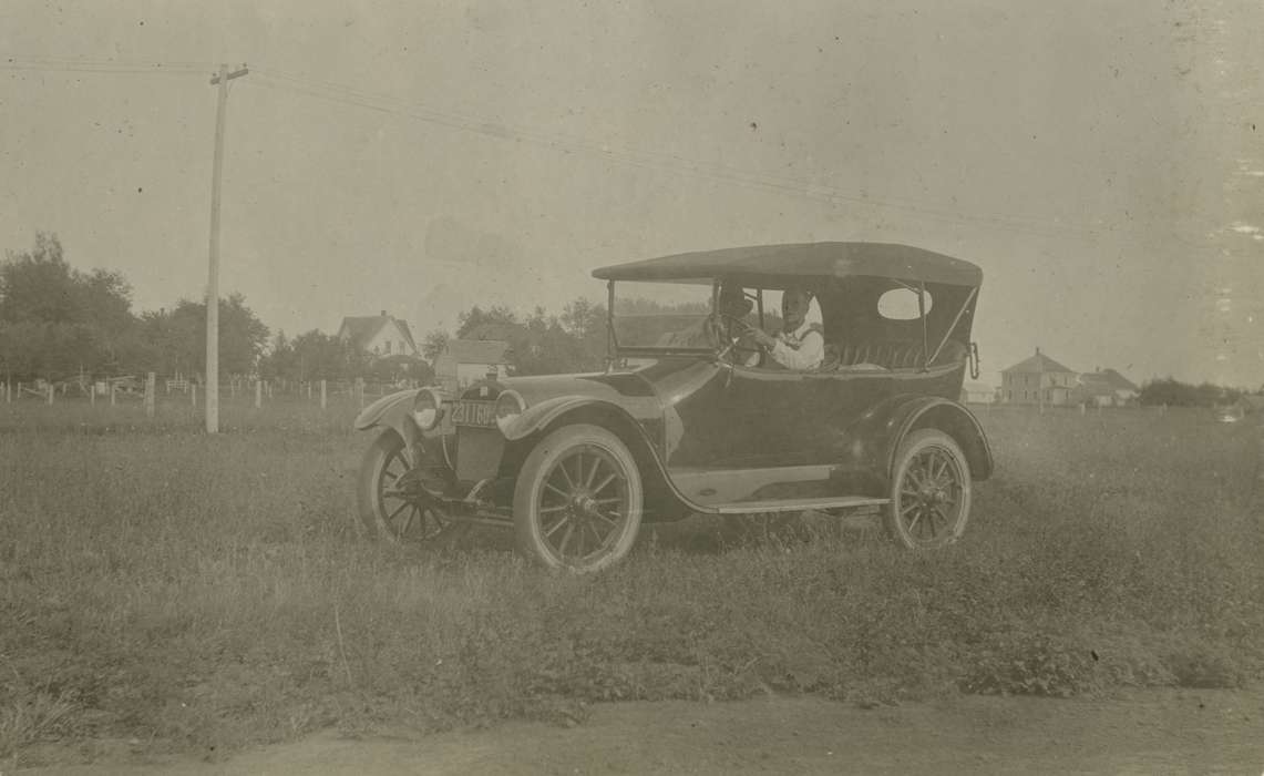 history of Iowa, Iowa History, Mortenson, Jill, Macey, IA, Motorized Vehicles, car, Iowa, Portraits - Individual