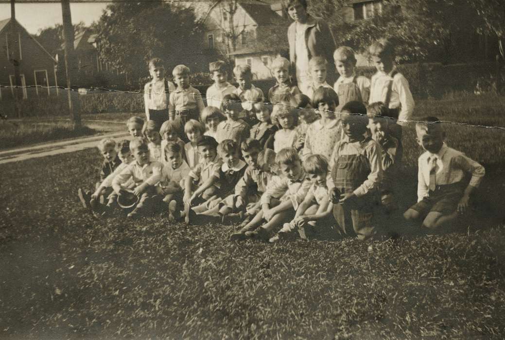 Portraits - Group, class, african american, People of Color, Iowa History, history of Iowa, Adam, Susan, teacher, Washington, IA, Iowa, Schools and Education, Children