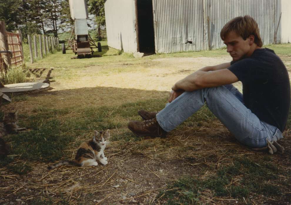 Rehder, Kylon, Iowa, Animals, Leisure, Barns, history of Iowa, cat, Farming Equipment, Farms, Paullina, IA, kitten, calico, Iowa History