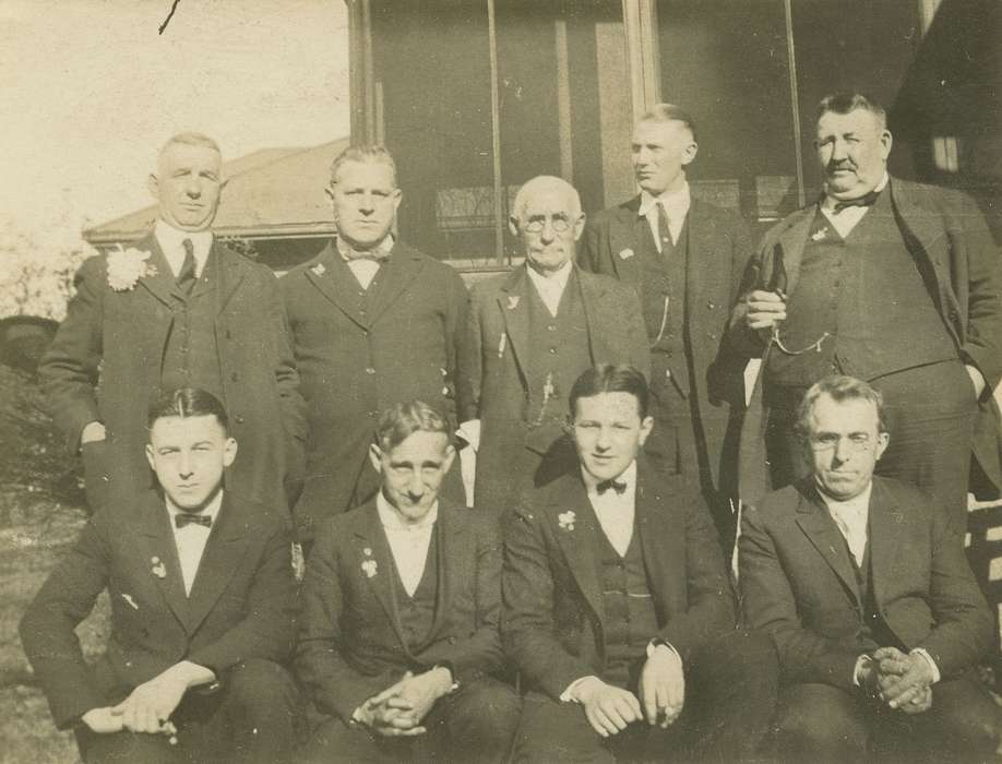 Portraits - Group, history of Iowa, Iowa History, Iowa, Dubuque County, IA, Fredericks, Robert