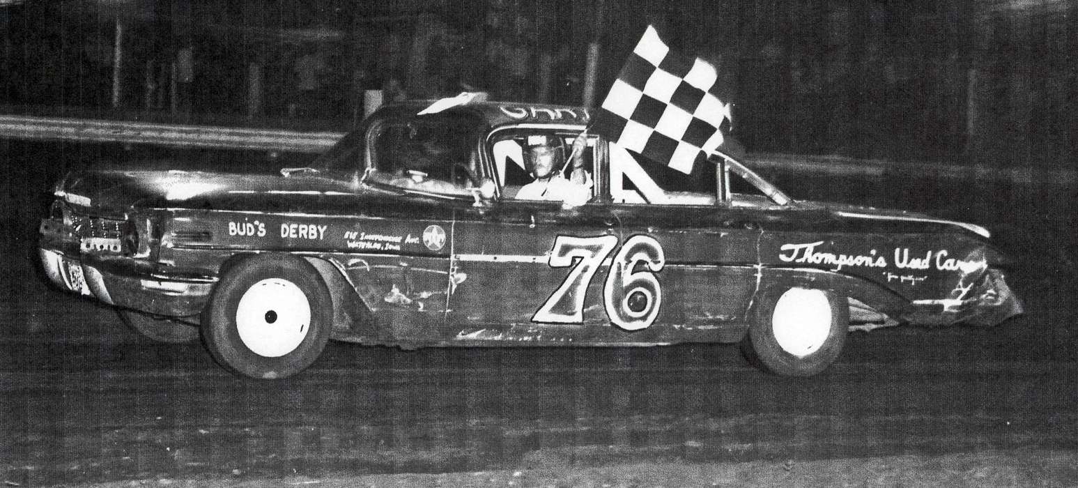 tunis speedway, racecar, history of Iowa, Iowa History, Entertainment, racecar driver, Motorized Vehicles, Volgarino, Jim, car, speedway, Iowa, Waterloo, IA