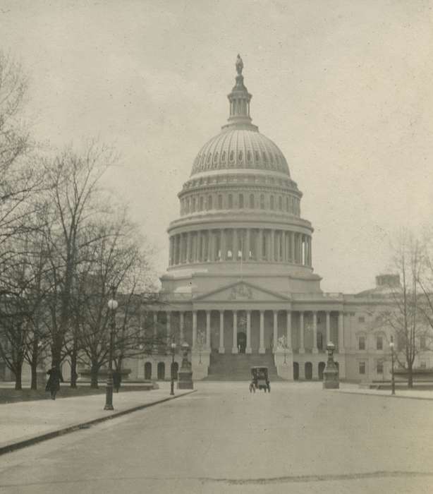 Travel, history of Iowa, capitol, Iowa History, horse and buggy, Civic Engagement, Washington, DC, Iowa, Cities and Towns, federal, McMurray, Doug