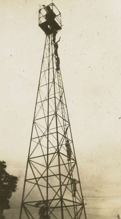 Iowa, Clear Lake, IA, tower, history of Iowa, Children, Iowa History, McMurray, Doug