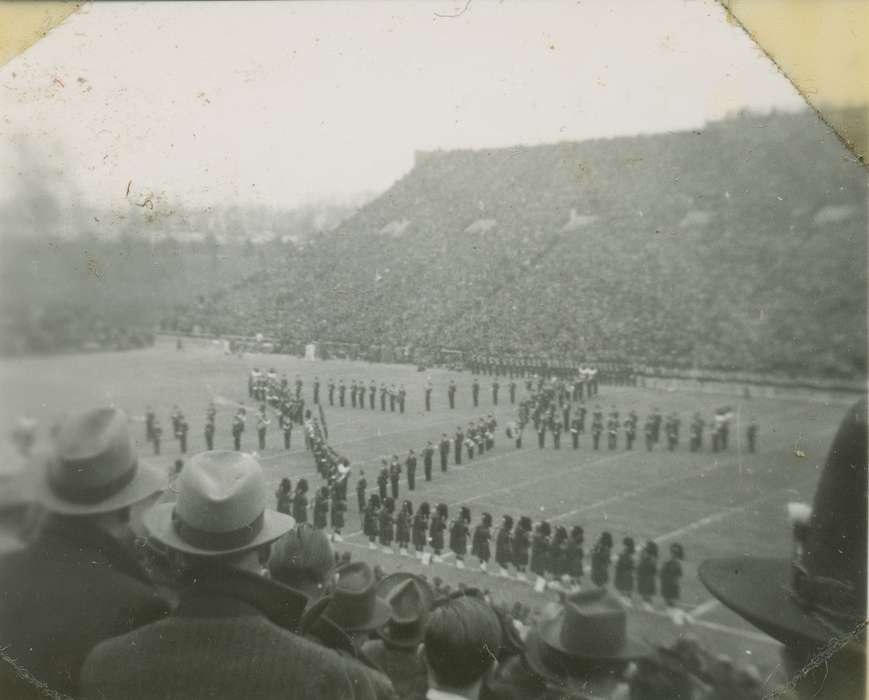 football, history of Iowa, uiowa, hat, university of iowa, Campopiano Von Klimo, Melinda, Iowa City, IA, Iowa, Iowa History, Sports, football stadium, marching band, Schools and Education