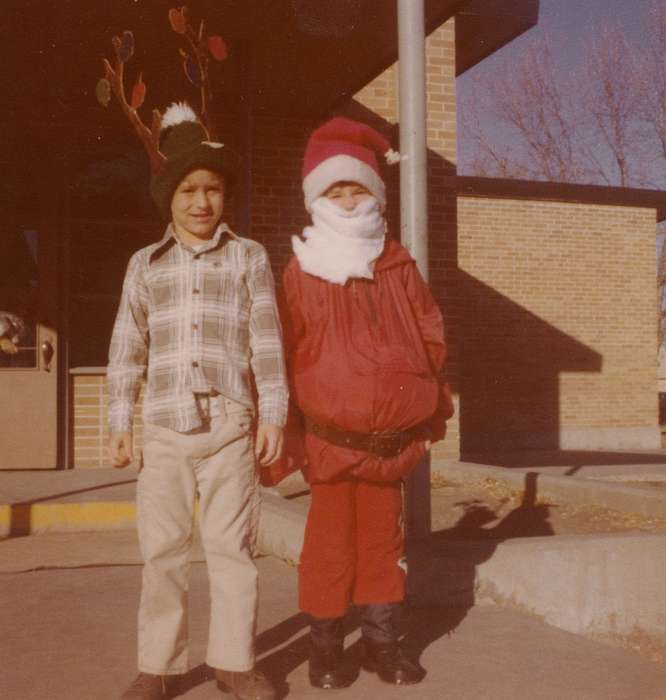 boy, Iowa, Red Oak, IA, Iowa History, Children, christmas, santa, Brower, Greg, history of Iowa, Holidays, costume