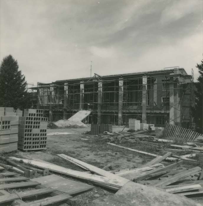 Cedar Falls, IA, history of Iowa, Iowa History, uni, commons, UNI Special Collections & University Archives, Iowa, state college of iowa, Schools and Education, construction, university of northern iowa