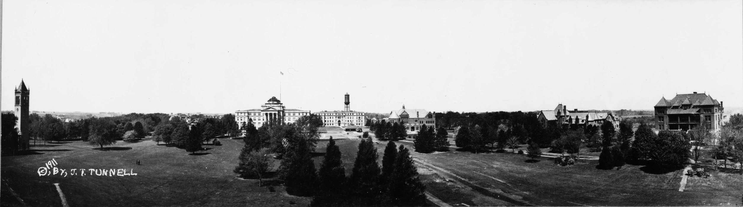 iowa state university, history of Iowa, Iowa History, Library of Congress, trees, Aerial Shots, scenic, Iowa, Landscapes, Schools and Education