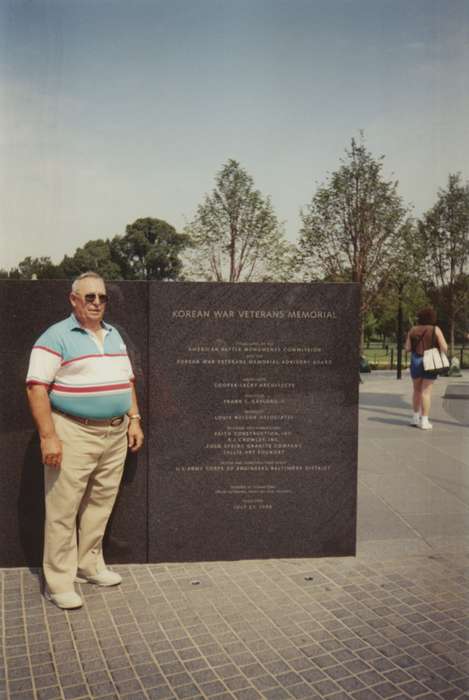 Military and Veterans, Travel, history of Iowa, Iowa History, d.c., korea, Washington, DC, veteran, Iowa, Curtis, Shirley, memorial, Portraits - Individual