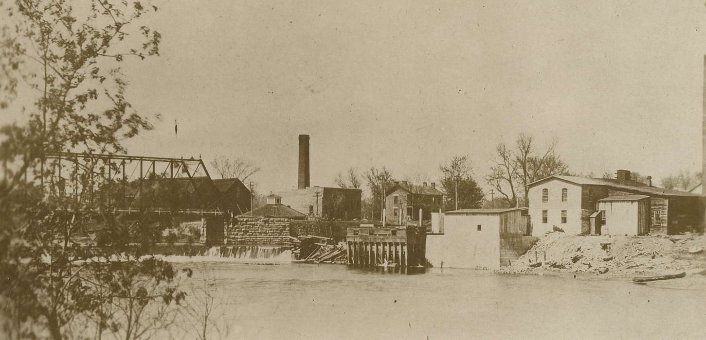 bridge, Iowa History, Lakes, Rivers, and Streams, Iowa, dam, Anamosa, IA, Hatcher, Cecilia, history of Iowa