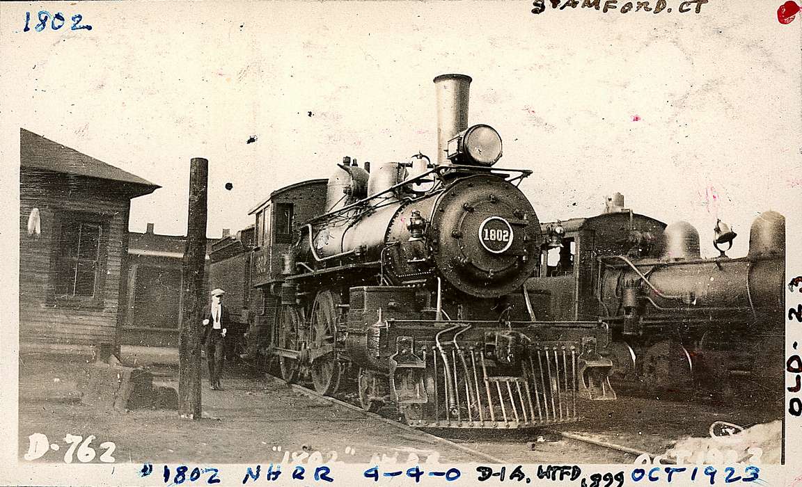 Stamford, CT, Iowa History, history of Iowa, Archives & Special Collections, University of Connecticut Library, train, Iowa