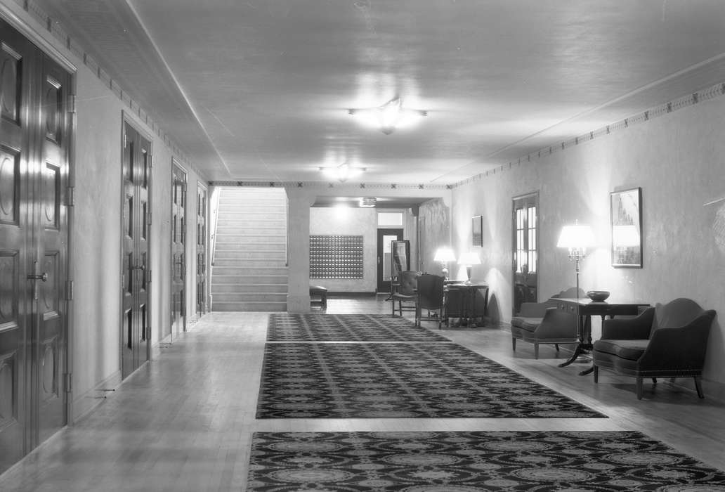 hallway, Iowa History, Iowa, Schools and Education, university of northern iowa, iowa state teachers college, uni, commons, UNI Special Collections & University Archives, Cedar Falls, IA, history of Iowa