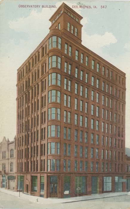 history of Iowa, postcard, Iowa History, Cities and Towns, Iowa, Businesses and Factories, Shaulis, Gary