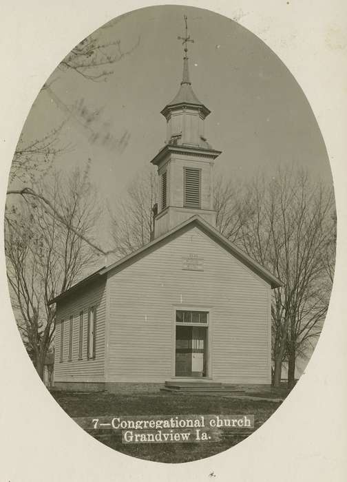 church, Iowa, Dean, Shirley, Cities and Towns, Religious Structures, Grandview, IA, history of Iowa, Iowa History