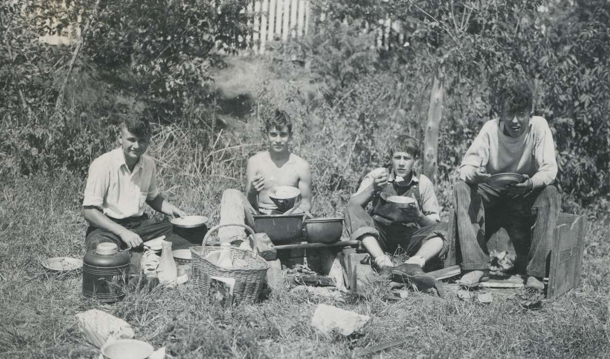 Portraits - Group, Iowa History, Iowa, boy scouts, McMurray, Doug, history of Iowa, Outdoor Recreation, Webster City, IA, Food and Meals