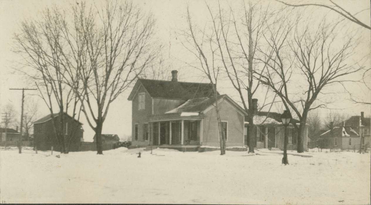 IA, Iowa, King, Tom and Kay, house, Farms, Winter, history of Iowa, snow, Iowa History