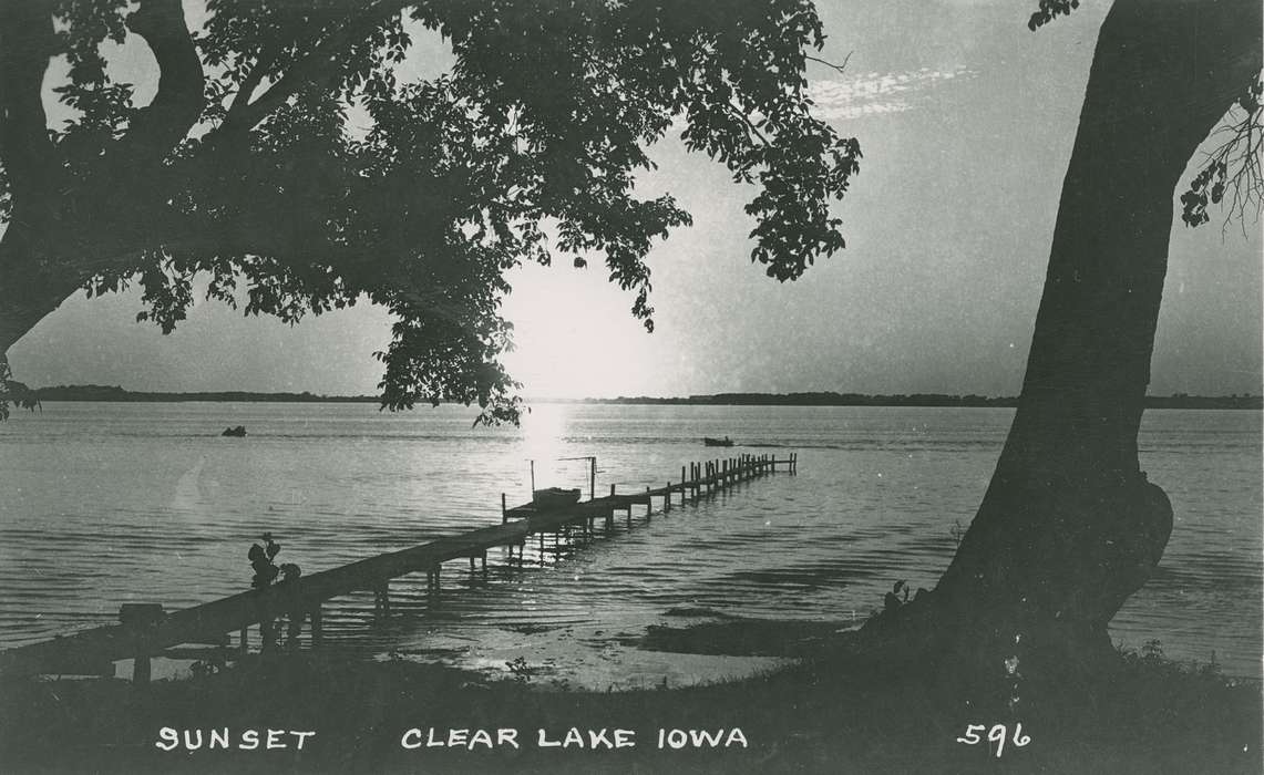 Landscapes, Iowa, Palczewski, Catherine, Lakes, Rivers, and Streams, lake, Clear Lake, IA, history of Iowa, sunset, Iowa History