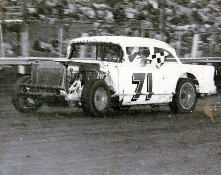 tunis speedway, Motorized Vehicles, Iowa History, Entertainment, Iowa, history of Iowa, racecar driver, car, Volgarino, Jim, racecar, Waterloo, IA, speedway