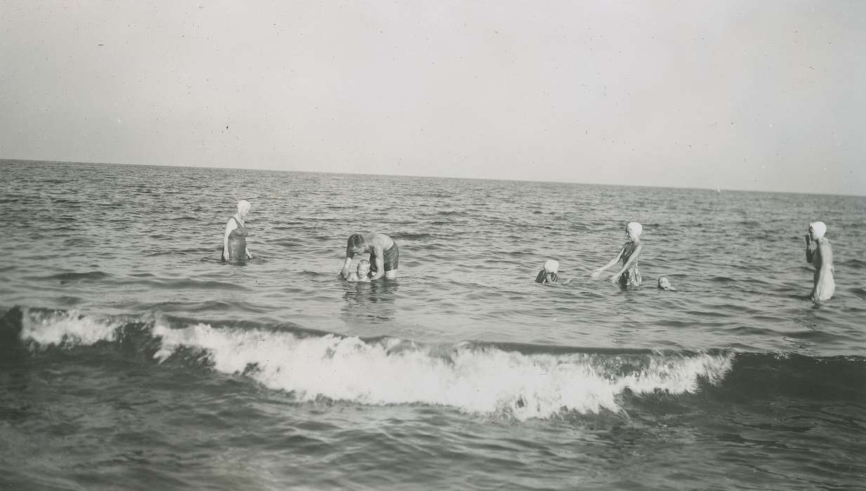Travel, swimming, history of Iowa, Iowa History, ocean, Lakes, Rivers, and Streams, Hollywood, FL, bathing cap, Iowa, McMurray, Doug, Leisure
