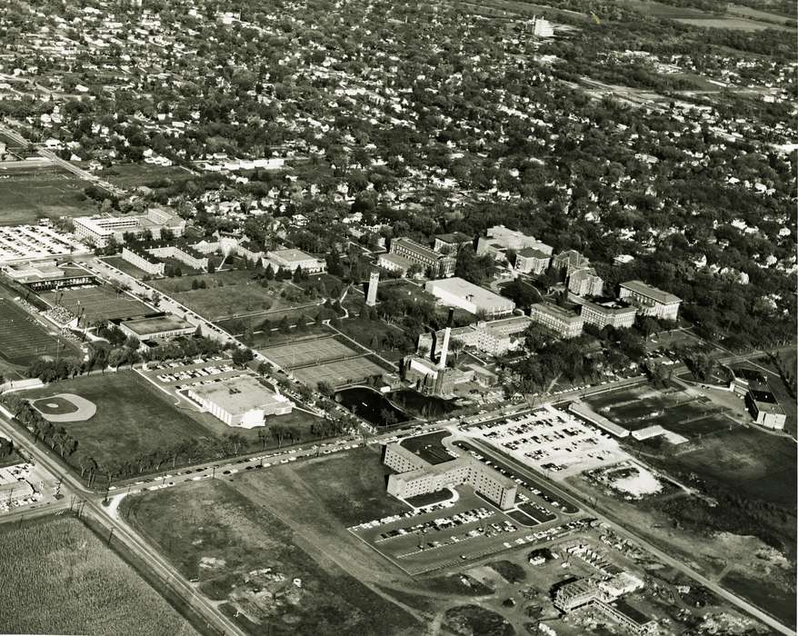 state college of iowa, Iowa History, Iowa, Schools and Education, university of northern iowa, uni, Aerial Shots, UNI Special Collections & University Archives, Cedar Falls, IA, history of Iowa