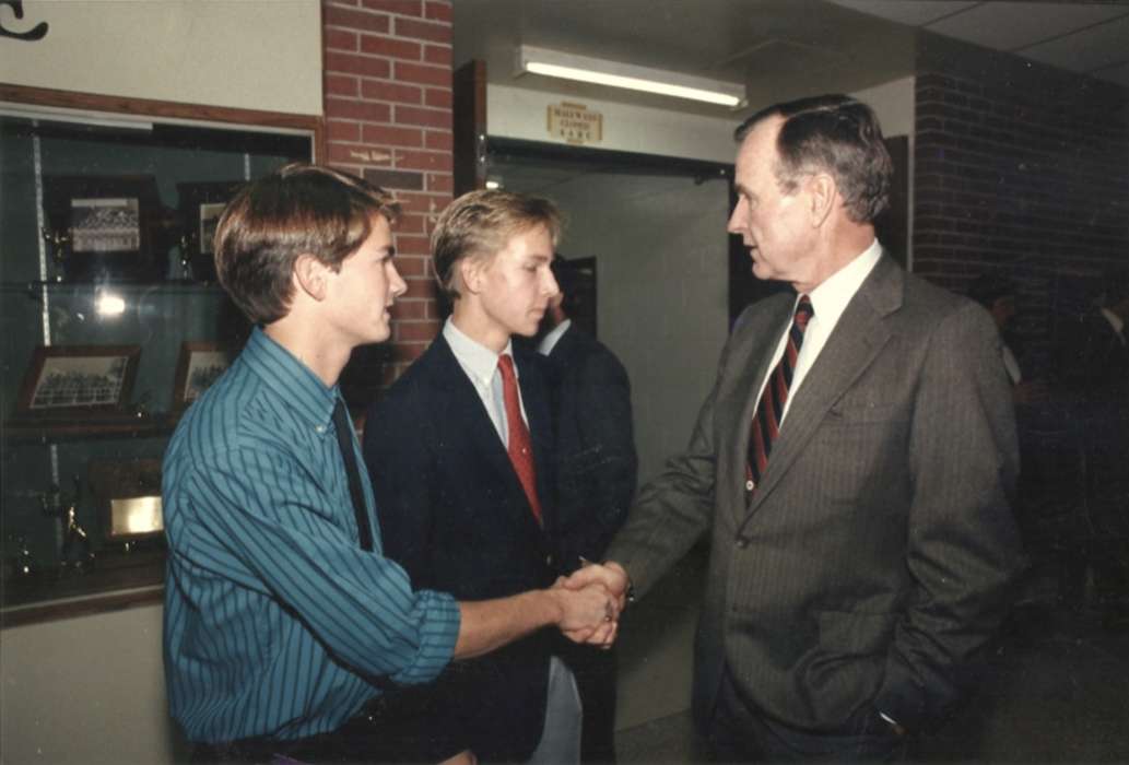 politician, suit, tie, Iowa History, Iowa, Civic Engagement, Schools and Education, politics, Brower, Greg, Red Oak, IA, handshake, Military and Veterans, campaign, president, history of Iowa