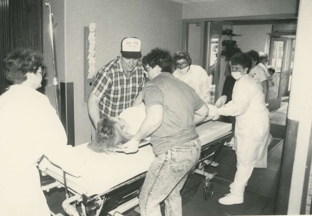 history of Iowa, Iowa History, practice, Civic Engagement, gurney, Waverly, IA, doctor, Iowa, hospital, Hospitals, Waverly Public Library, Labor and Occupations