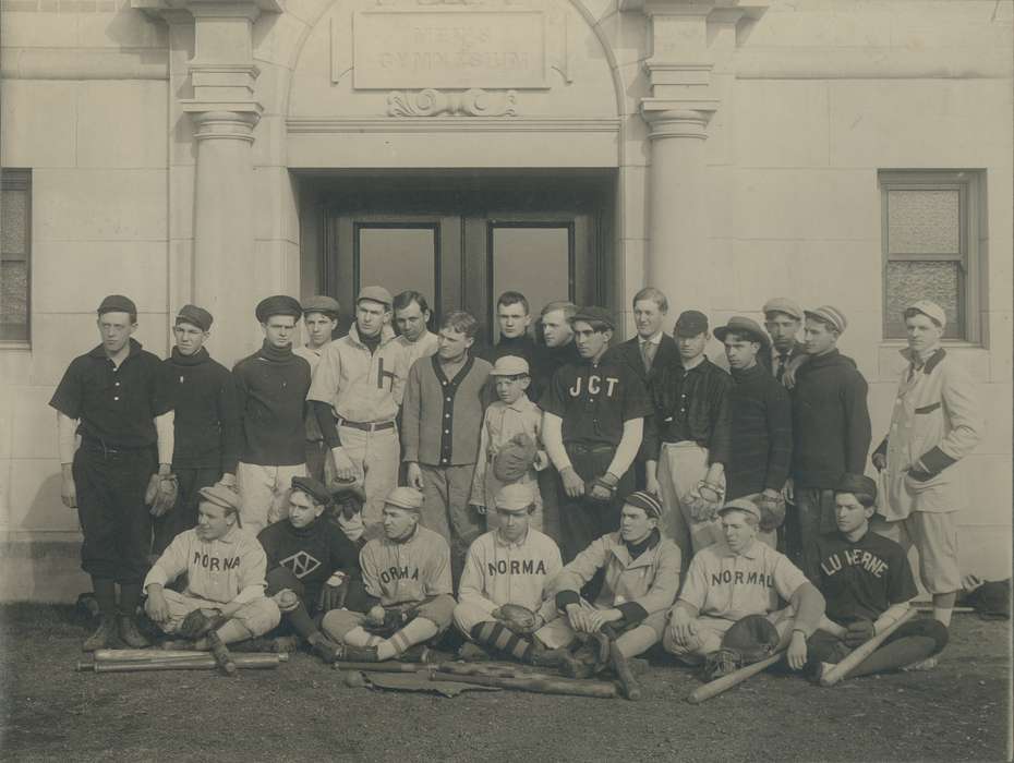 iowa state normal school, history of Iowa, Portraits - Group, Iowa, university of northern iowa, uni, Iowa History, Schools and Education, Sports, uniforms, University of Northern Iowa Museum, Cedar Falls, IA, baseball team