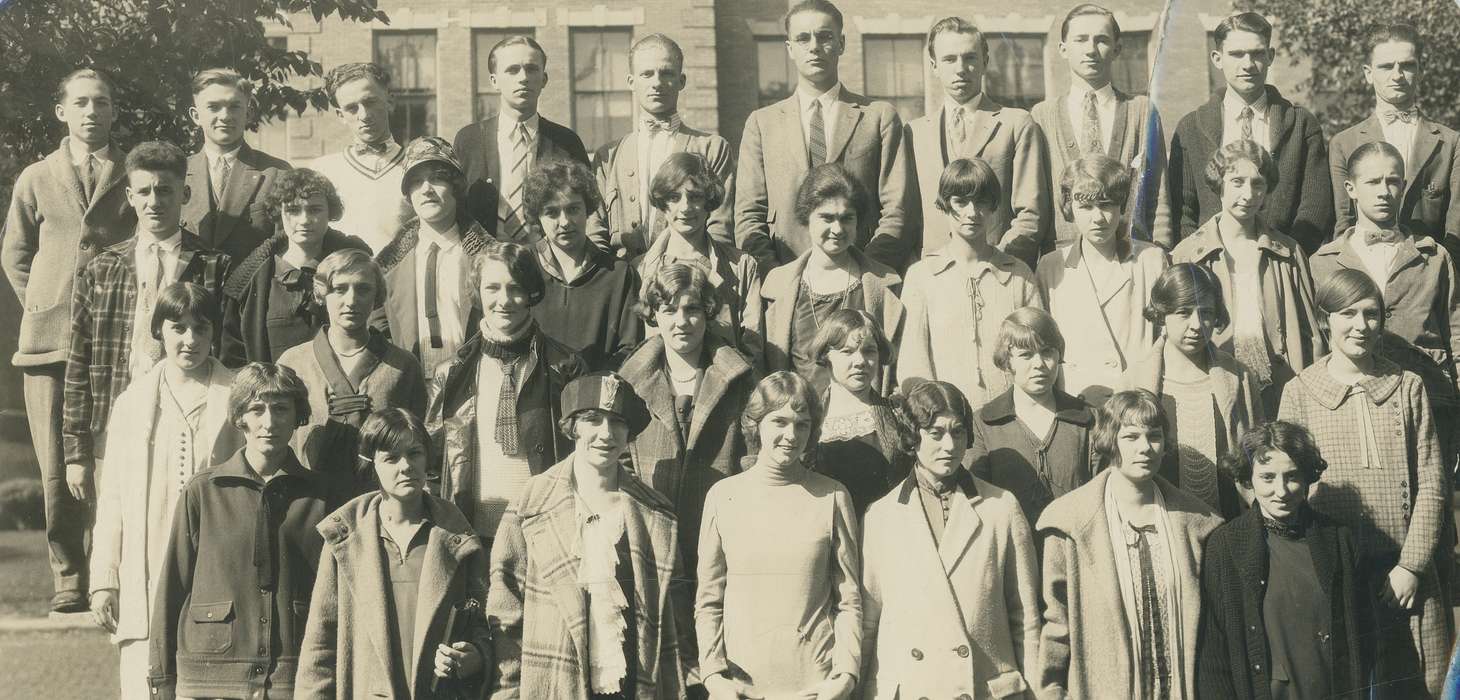 history of Iowa, iowa state teachers college, Iowa, uni, fashion, Cedar Falls, IA, hairstyle, University of Northern Iowa Museum, Iowa History, university of northern iowa, Portraits - Group, Schools and Education