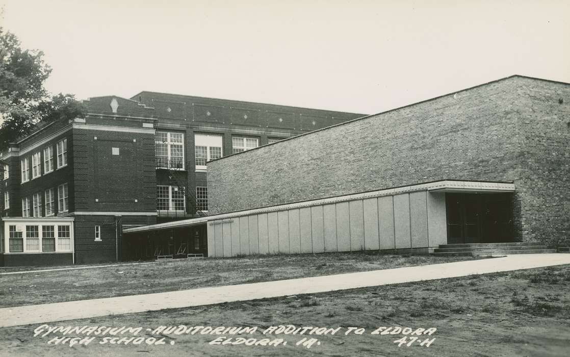 Eldora, IA, Cities and Towns, Iowa, Schools and Education, Iowa History, high school, Palczewski, Catherine, history of Iowa