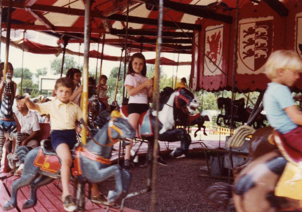 history of Iowa, Iowa History, IA, children, merry-go-round, Iowa, boy, Olsson, Ann and Jons, Children