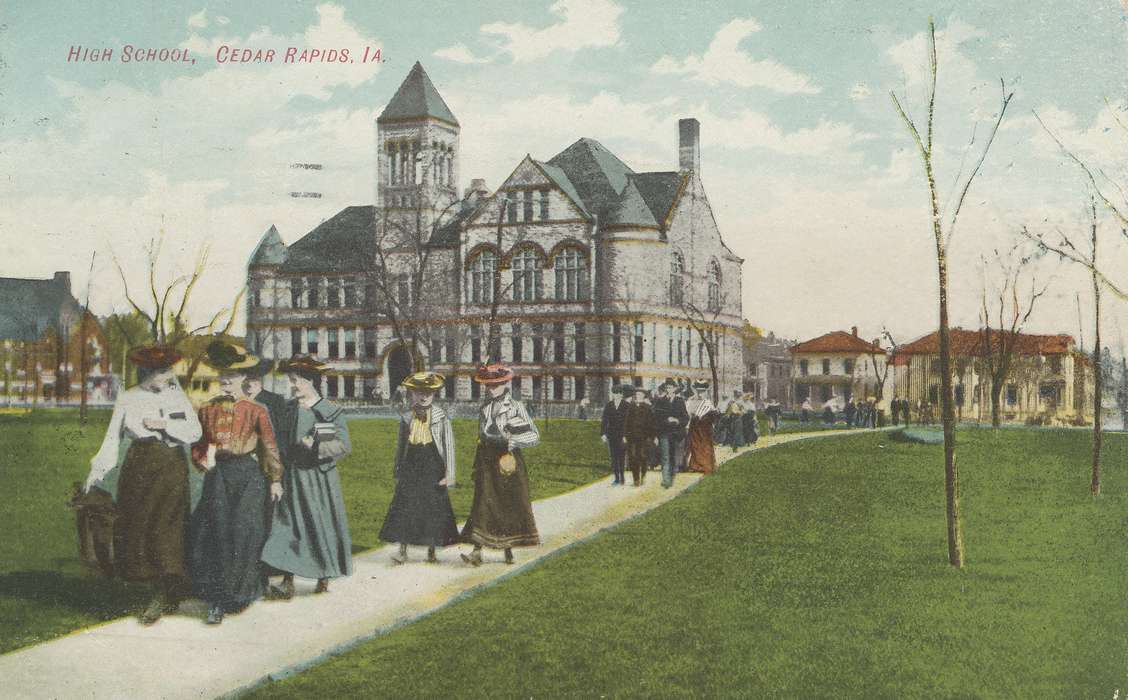 history of Iowa, Iowa History, book, student, postcard, Iowa, Schools and Education, Children, Shaulis, Gary